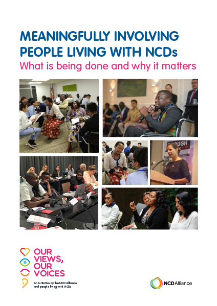 Meaningfully Involving People Living with NCDs