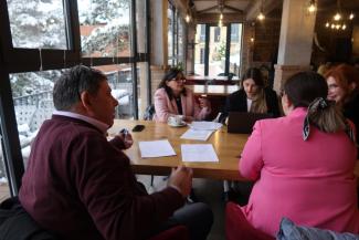 NCD advocates from Georgia during an advocay workshop organised by Georgia NCDA.