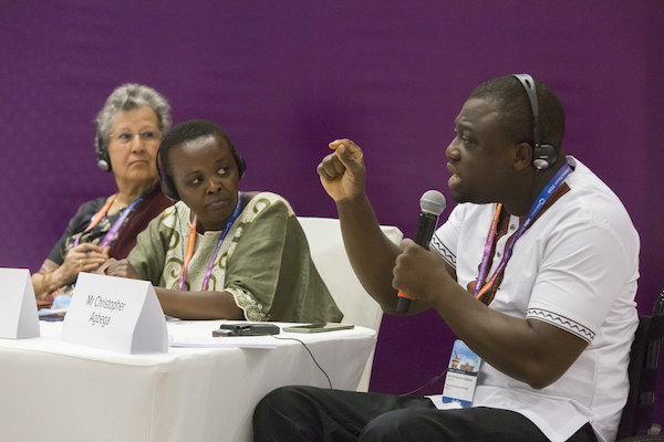 Christopher Agbega, member of the Advisory Committee, at NCDA Global Forum 2020