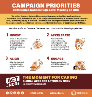 Campaign priorities GW4A 23 infographic